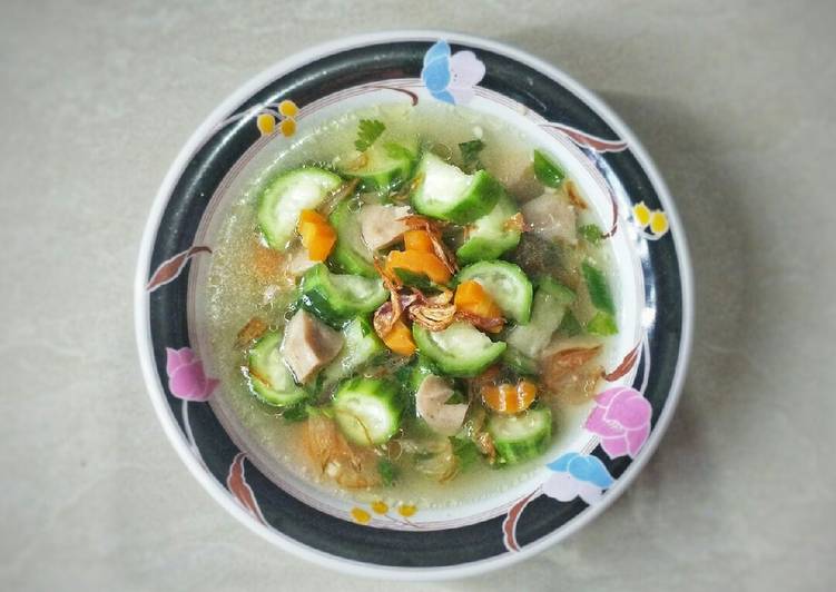 Resep Sop Oyong Bakso Lezat