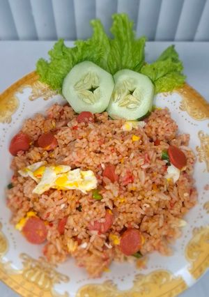 Foto resep Nasi Goreng merah ala chef Devina