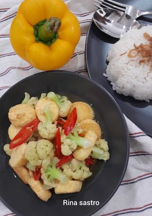 Foto resep Bunga kol masak sapo tofu