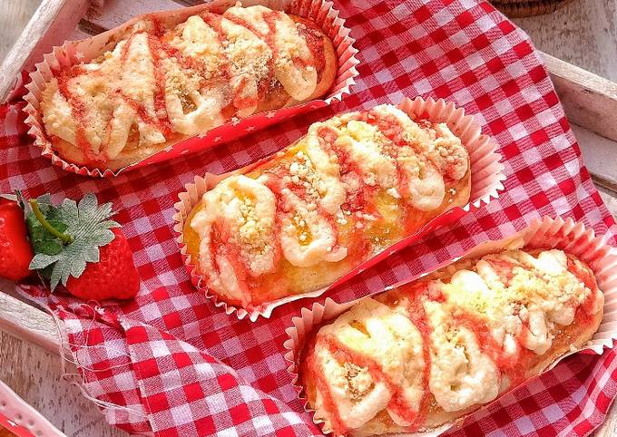 Resep Strawberry Streusel Bread Anti Gagal