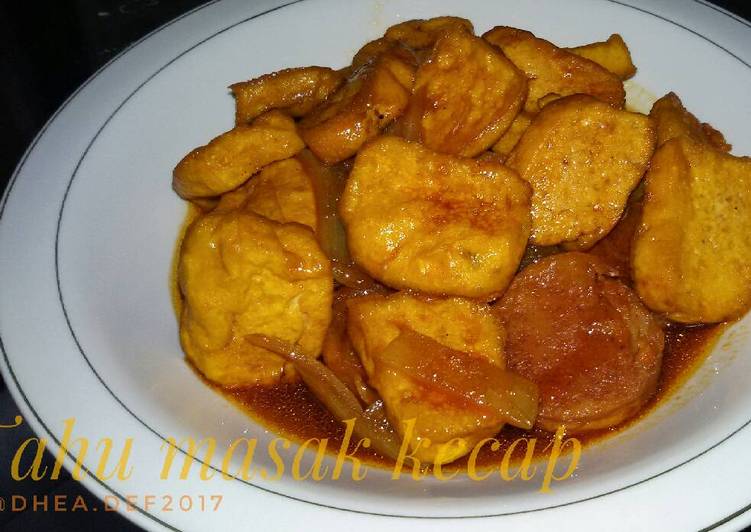 Tahu scallop masak kecap