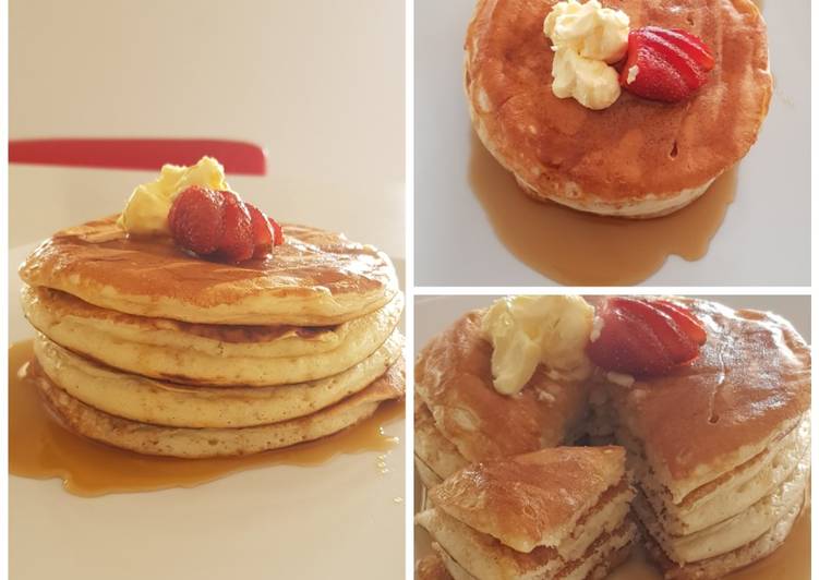 Simple Way to Prepare Ultimate Fluffy Greek Yogurt Pancakes