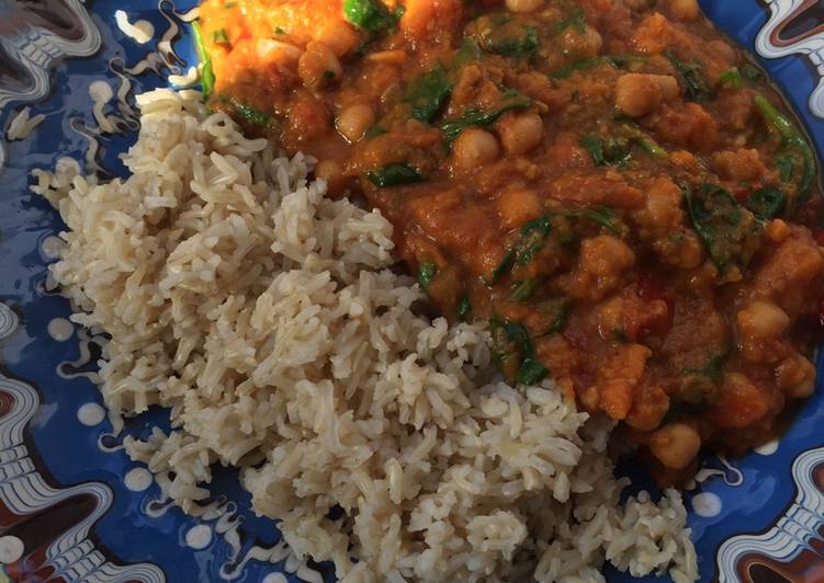 Recipes for Sweet potato peanut curry