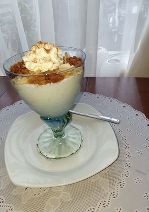 صورة لوصفة ارز بكريمة الحلويات
