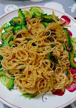 Foto resep Somen,pare tumis mentaiko(telorikan)