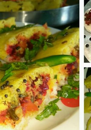 A picture of Bread Dhokla Sandwich-Breakfast Recipe.