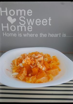 Una foto de Ensalada de naranja