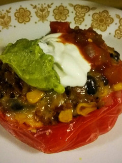 A picture of Southwest Inspired Quinoa Stuffed Peppers.