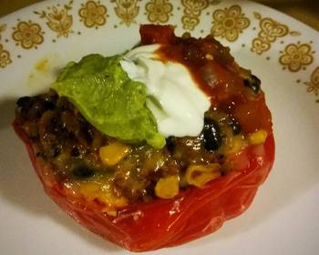 Unique Recipe Southwest Inspired Quinoa Stuffed Peppers Delicious Nutritious