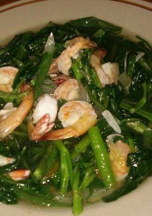 Foto resep Tumis Kangkung Udang
