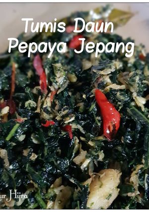 Foto resep Tumis Daun Pepaya Jepang