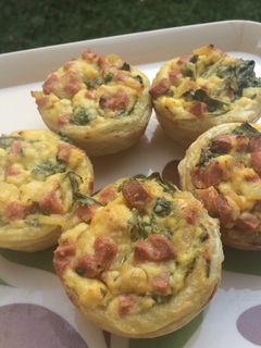 Foto resep Quiche bayam