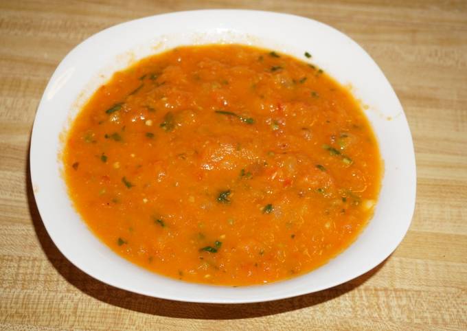 Recipe of Award-winning HOT SALSA. SPICY SAUCE FOR CHIPS OR MEATS