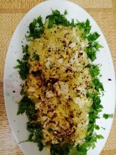 صورة لوصفة مفركة بطاطا وبيض مسلوق 🥔🥚