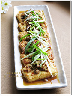 [肉末香菇燒豆腐]簡易家常菜 的食譜成品照片