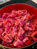 Repollo morado guisado sabor chucrut