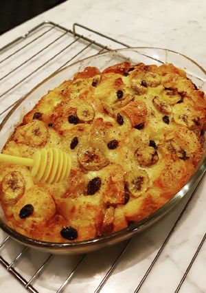 Foto resep Bread pudding