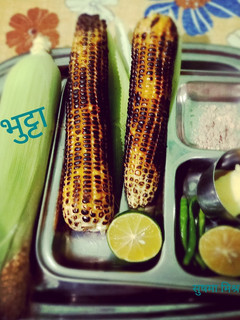 भुट्टा (मक्का) (Bhutta (Makka) recipe in Hindi) रेसिपी मुख्य फोटो