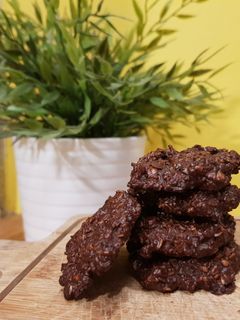 Una foto de Galletas de avena y cacao