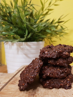 Una foto de Galletas de avena y cacao