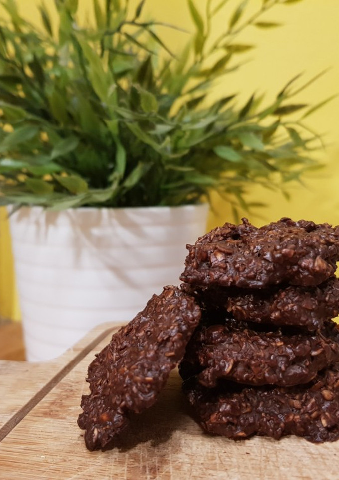 Una foto de Galletas de avena y cacao