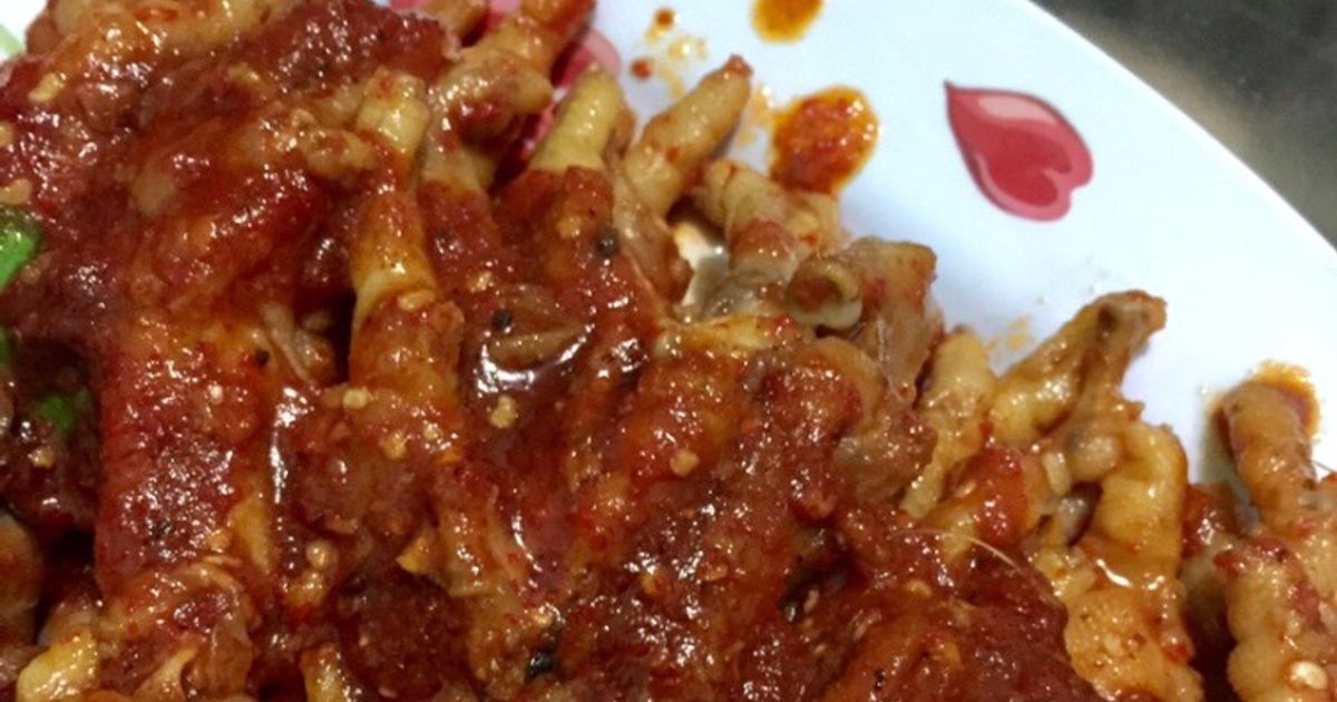 Ceker Mercon / Ceker Pedas / Menu Buka Puasa