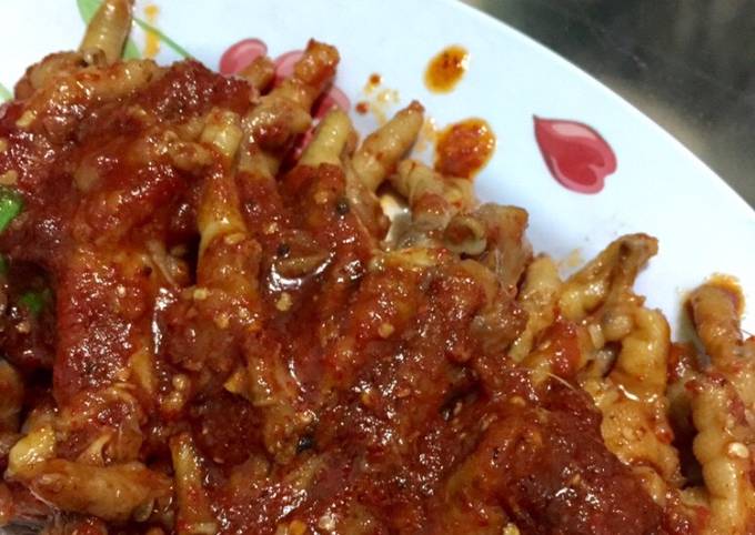 Ceker Mercon / Ceker Pedas / Menu Buka Puasa