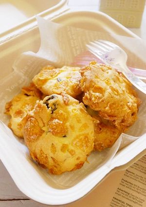 仿詩特莉「玉米片餅乾」好吃又簡單♡ 的食譜成品照片