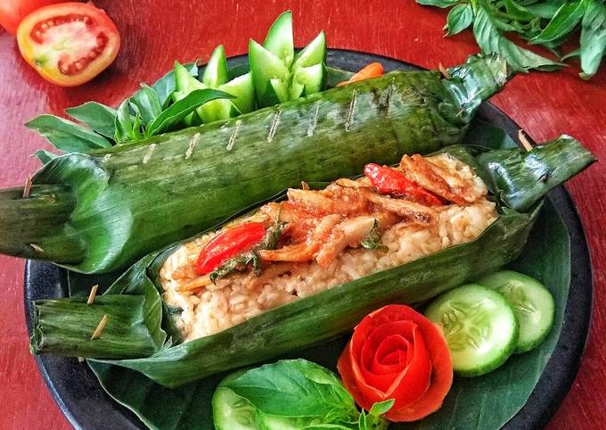 Yuk intip, Resep memasak Nasi Bakar Teri Mercon Kemangi yang sedap