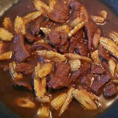 รูปของ Semur daging jagung putren