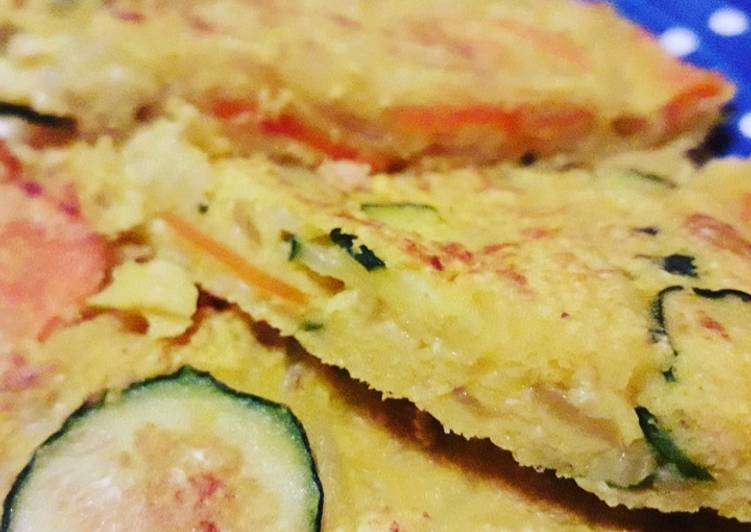 Recipe of Award-winning Farifritatta (solo farina di ceci e acqua, senza uova 😍😋🤩)!