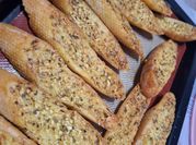 Gambar garlic bread baguette