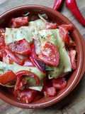 Überbackene Veggiemaultaschen