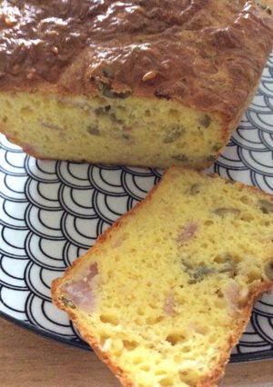 Une photo de Cake jambon olives