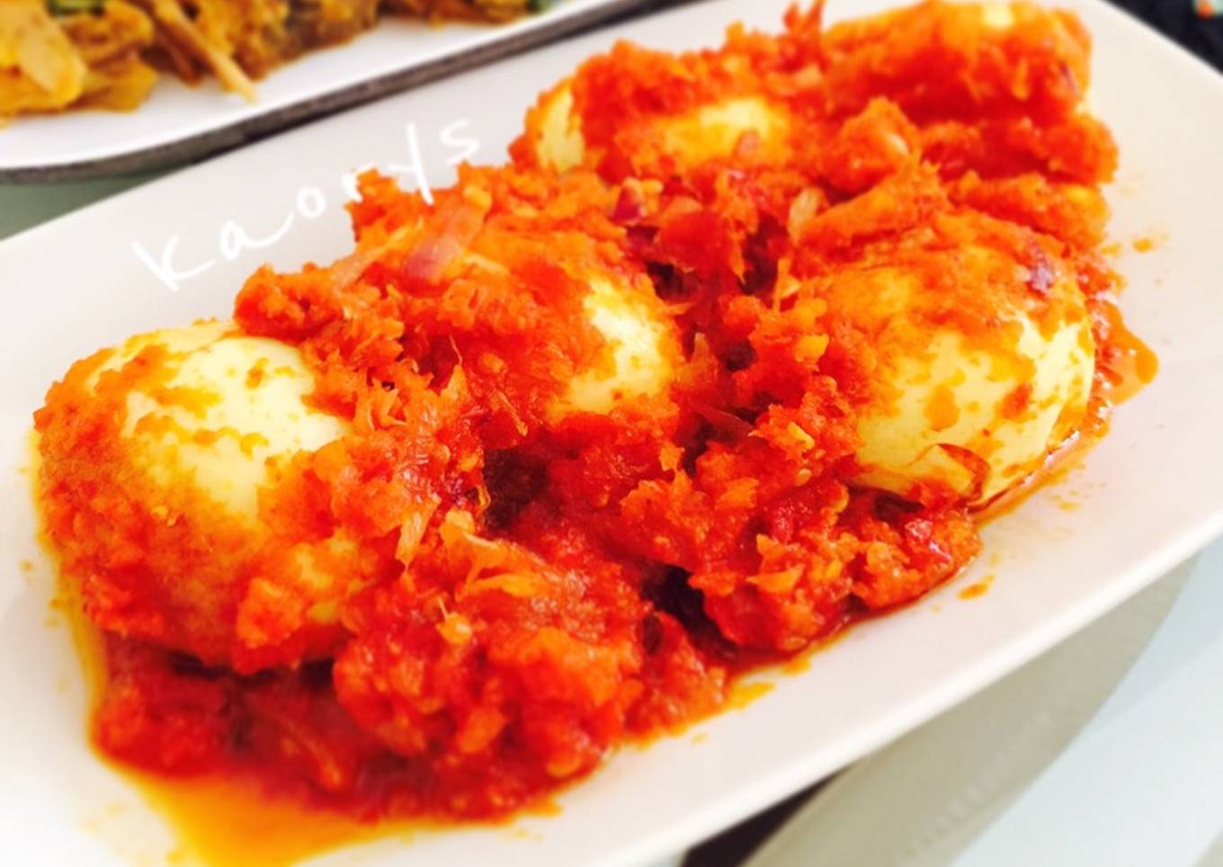 Resep Telur balado yang Bikin Ngiler