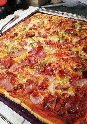 Une photo de Pizza liquide