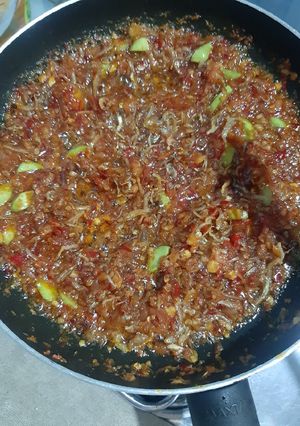 Foto resep Sambal teri pete