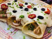 A picture of savory crepes