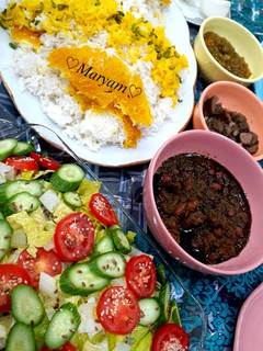 عکسی از دستور قرمه سبزی