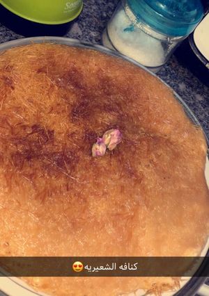صورة لوصفة كنافه الشعيريه