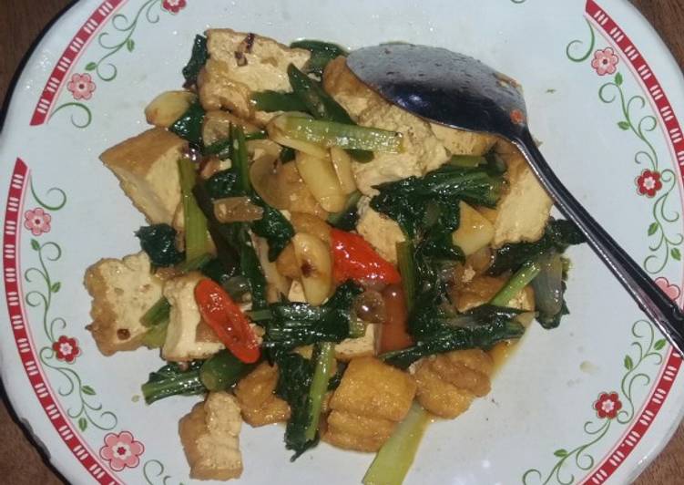 Bumbu mengolah Tumis sawi ijo tahu goreng Anti Gagal