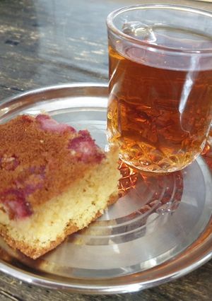 عکسی از دستور کیک توت فرنگی