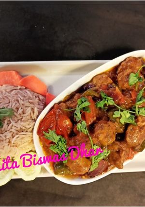 A picture of Chilli Soyabean.