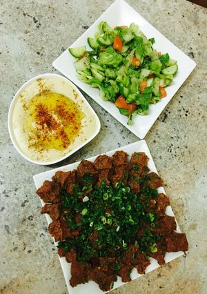 صورة لوصفة الكبة النية