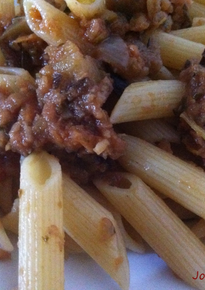 Una foto de Ragú vegetariano/ragú di vegetali
