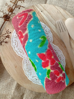 Foto resep Batik Roll Cake Panggang