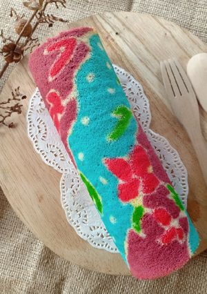 Foto resep Batik Roll Cake Panggang