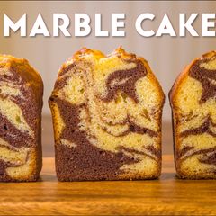 A picture of Cocoa Marble Pound Cake.