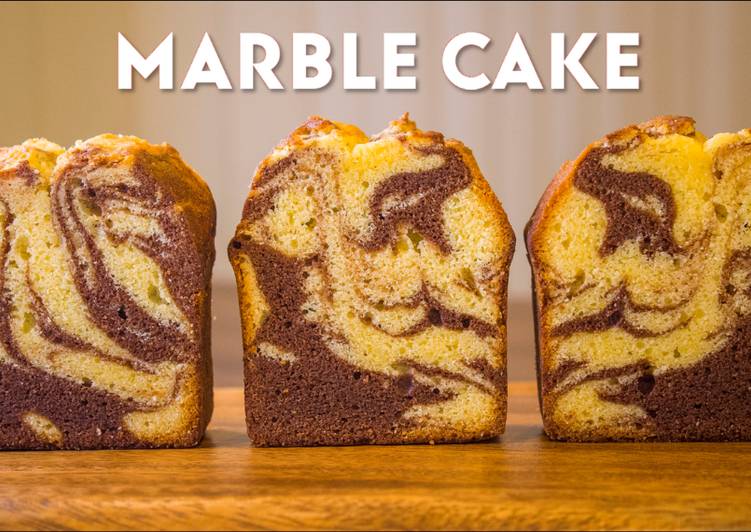 Steps to Make Ultimate Cocoa Marble Pound Cake☆Recipe Video☆