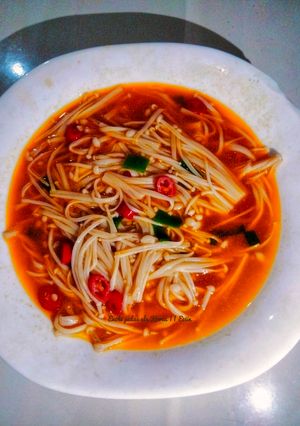 Foto resep Enoki pedas Ala Korea